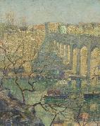 Ernest Lawson, View of the Bridge